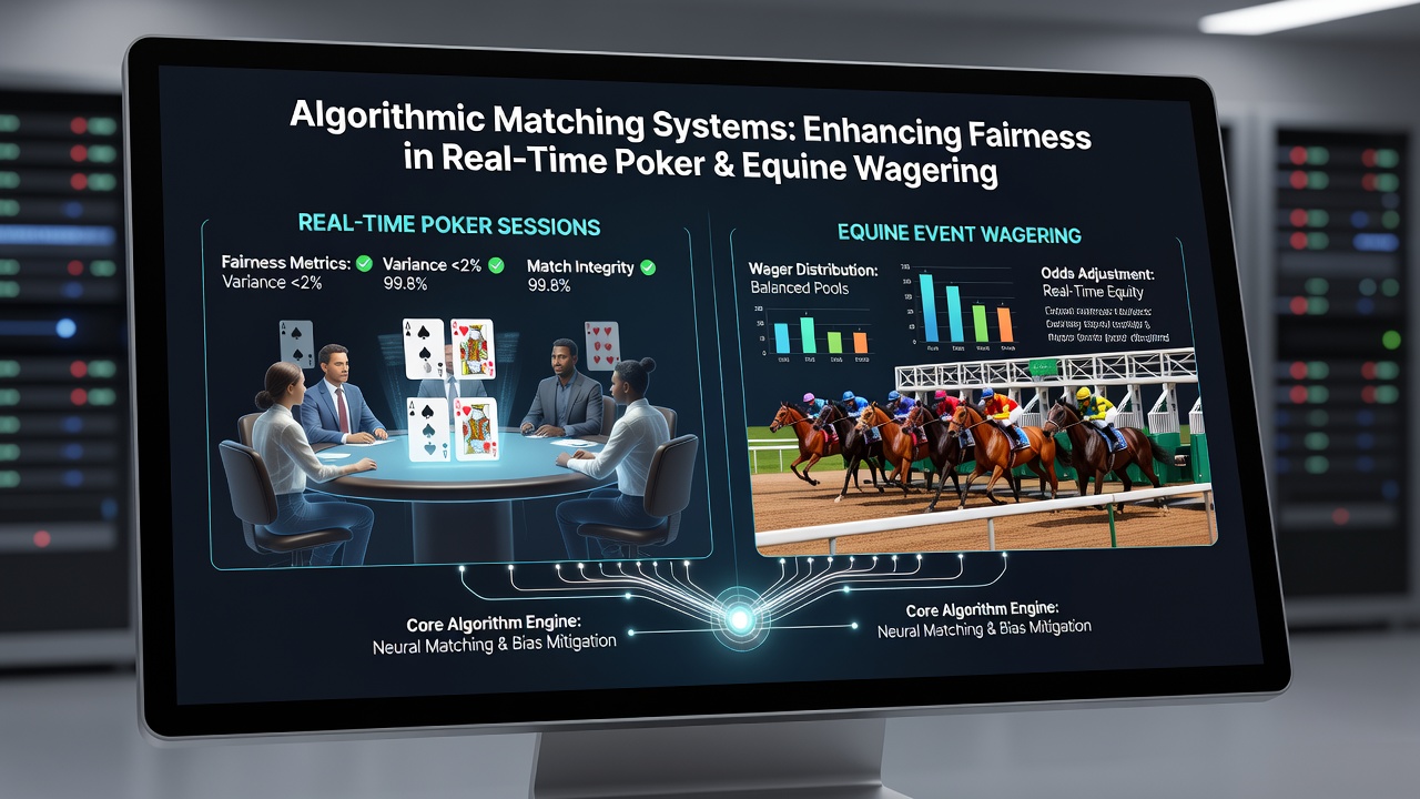 Equine wagering interface showing algorithmic bet distribution across multiple regulated pools